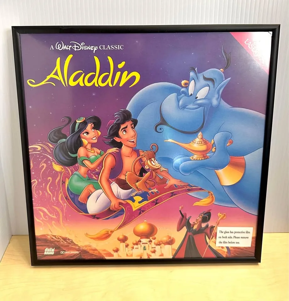 Aladdin Framed Laser Disc thumbnail