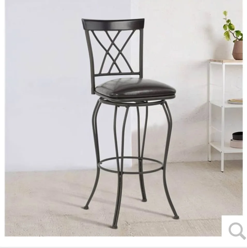 29” Black Swivel Bar Stools – Set of 2 #2448 image indicator(4)