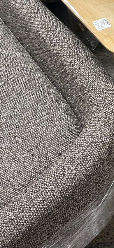 Tan Bouclé Bench / Small Sofa — 65” Wide - photo 3