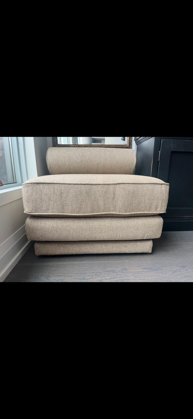 West Elm Bogart Swivel Chair — Custom Camel Bouclé Tweed - photo 3
