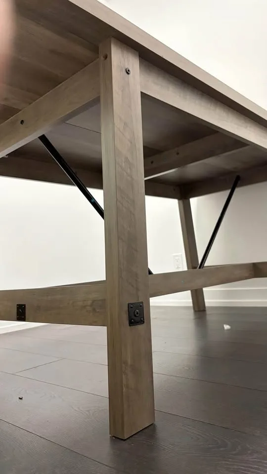 Sturdy Wooden Dining Table – Great Condition image indicator(2)