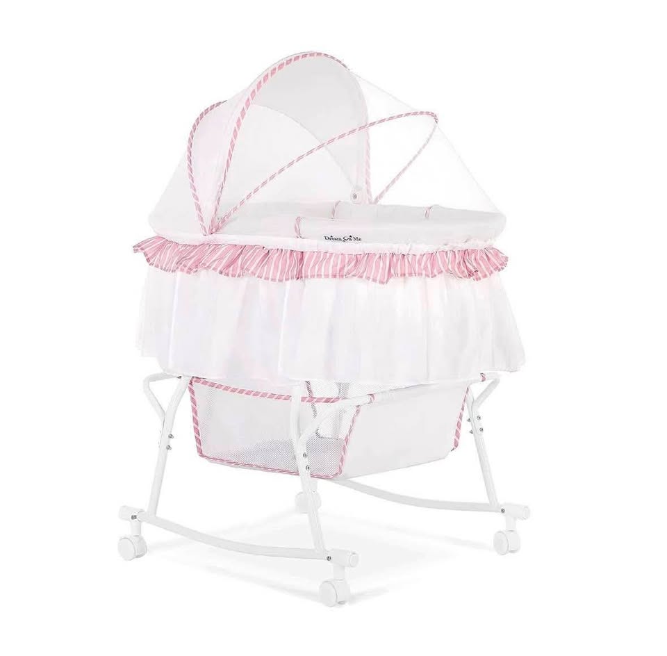 Dream On Me Lacy Portable 2-in-1 Bassinet & Cradle