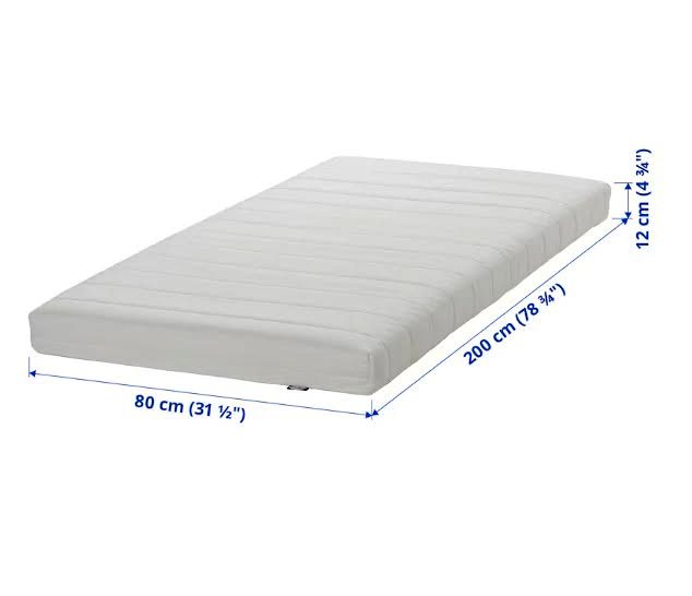 Foam mattress, firm/white