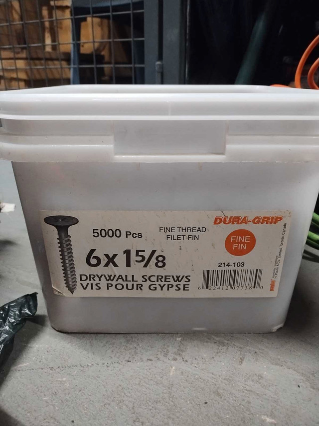 Dura Grip Drywall Screws 6x1-5/8"