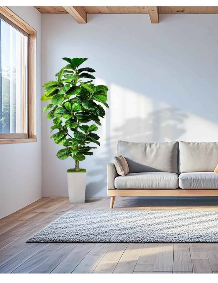 6FT Artificial Fiddle Leaf Fig Tree - photo 3