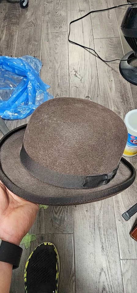 Made in Italy 100% Wool Bowler Hat Cappello Di Qualita