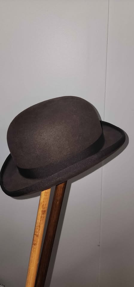 Made in Italy 100% Wool Bowler Hat Cappello Di Qualita - photo 3