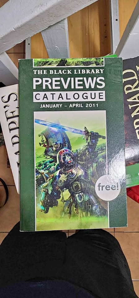 The Black Library Catalogue - will give away w/ purchase