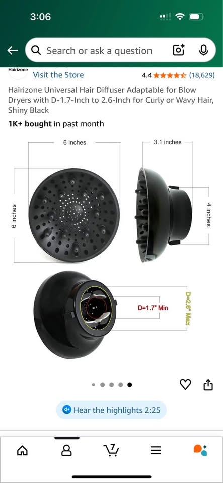 Hairizone Universal Hair Diffuser - photo 3
