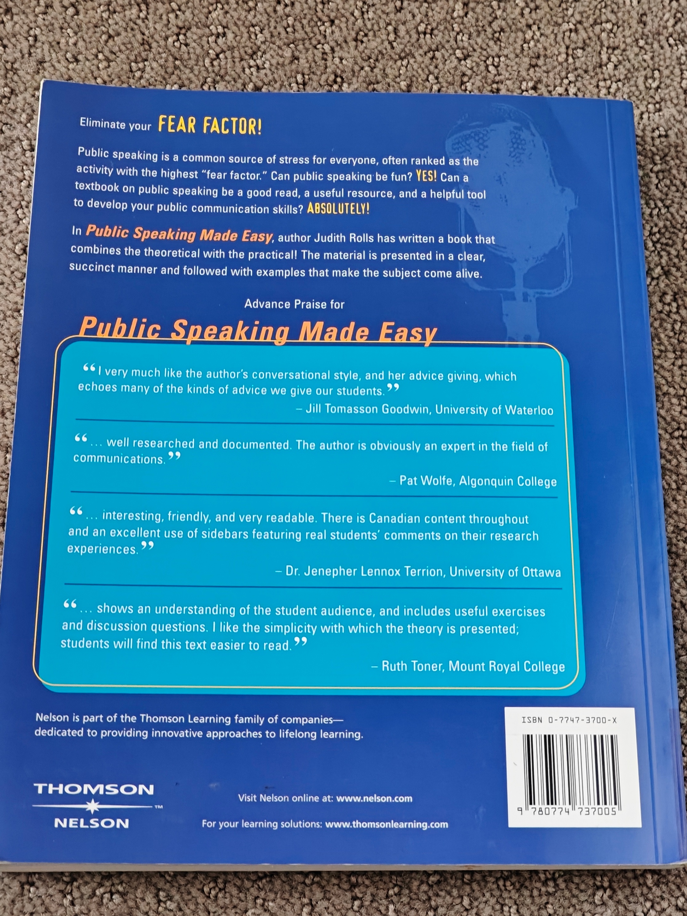 Public Speaking Made Easy Book - Judith A. Rolls - photo 2