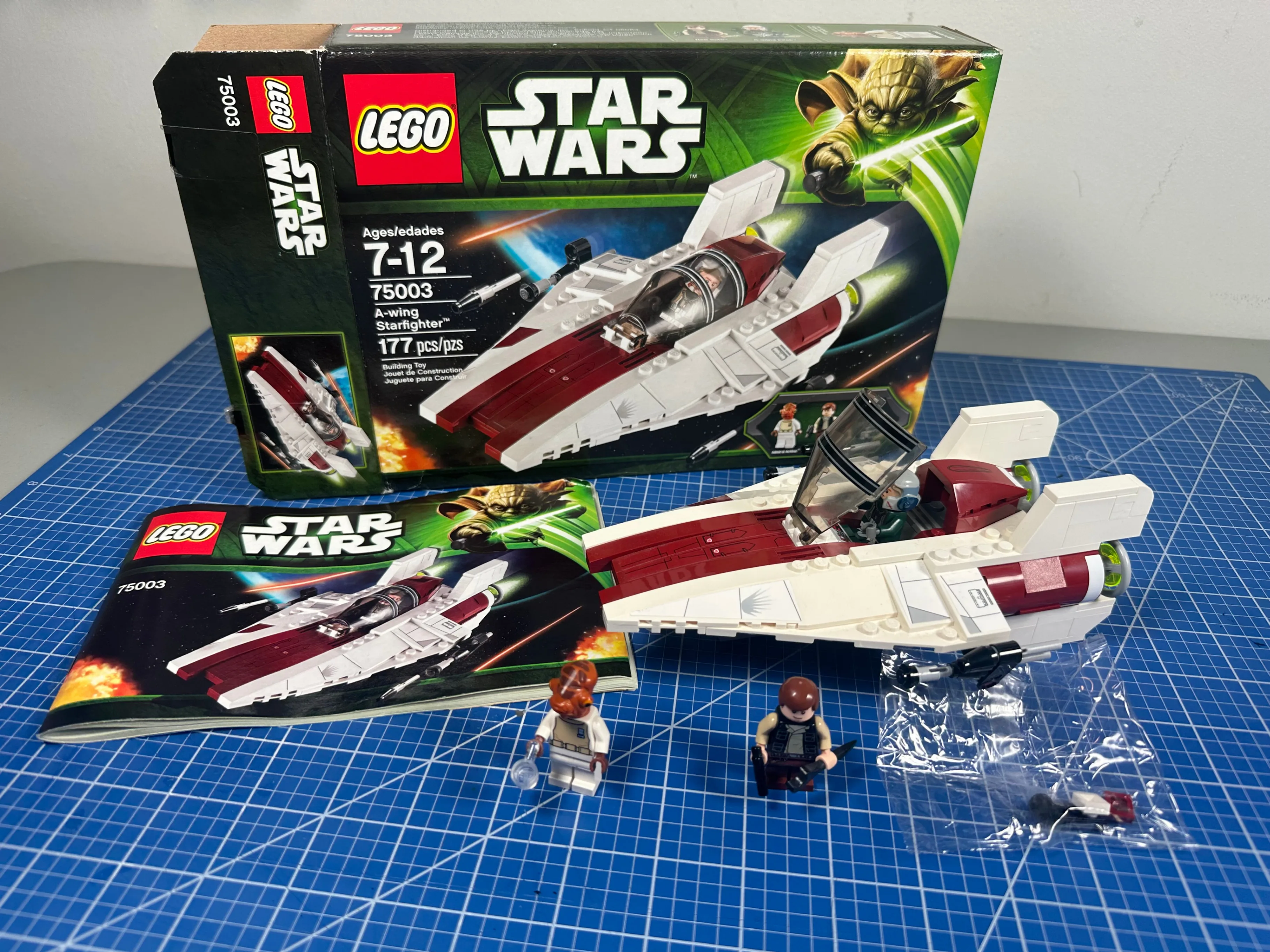 Lego Star Wars A-Wing Starfighter 75003 thumbnail