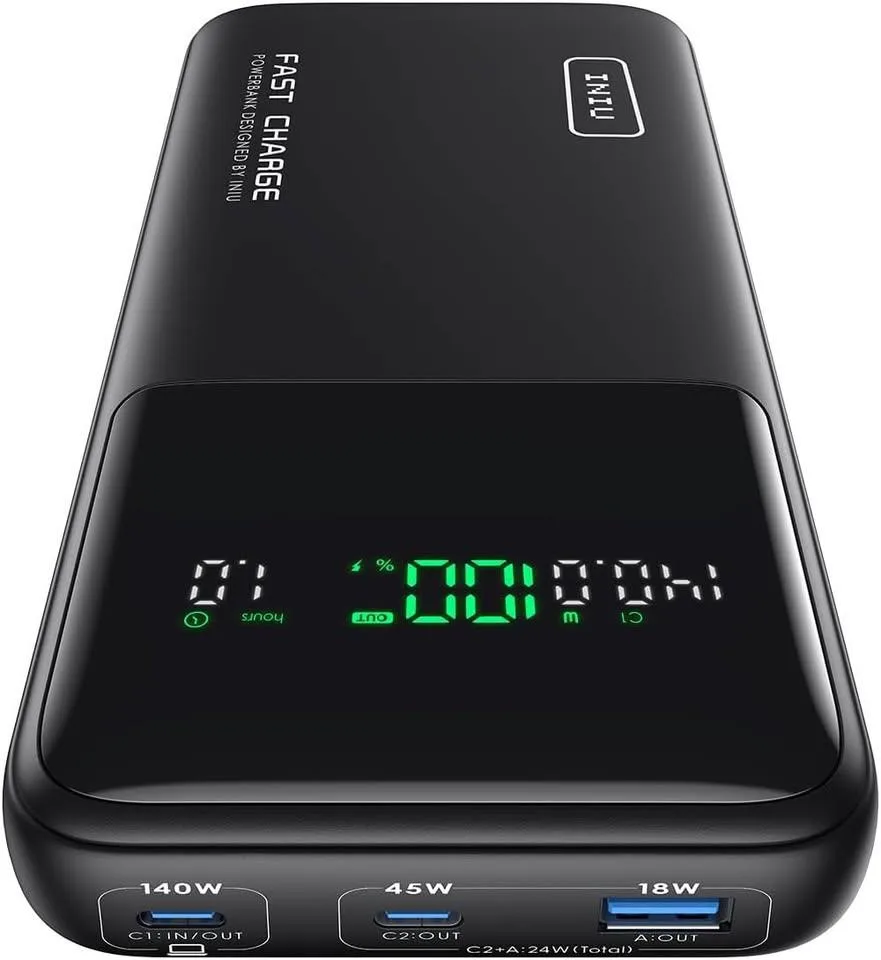 INIU 140W Power Bank, 27000mAh  Laptop & Phone charger thumbnail