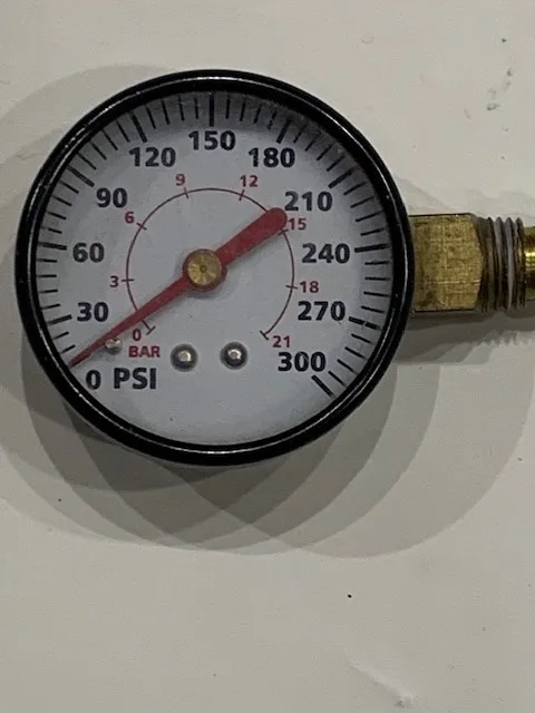 Pressure Guage - 0-300 PSI thumbnail