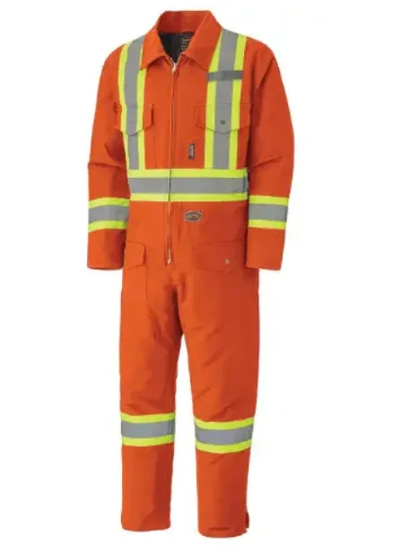 Winter Heavy-Duty High Visibility Insulated Work Coverall (new) thumbnail