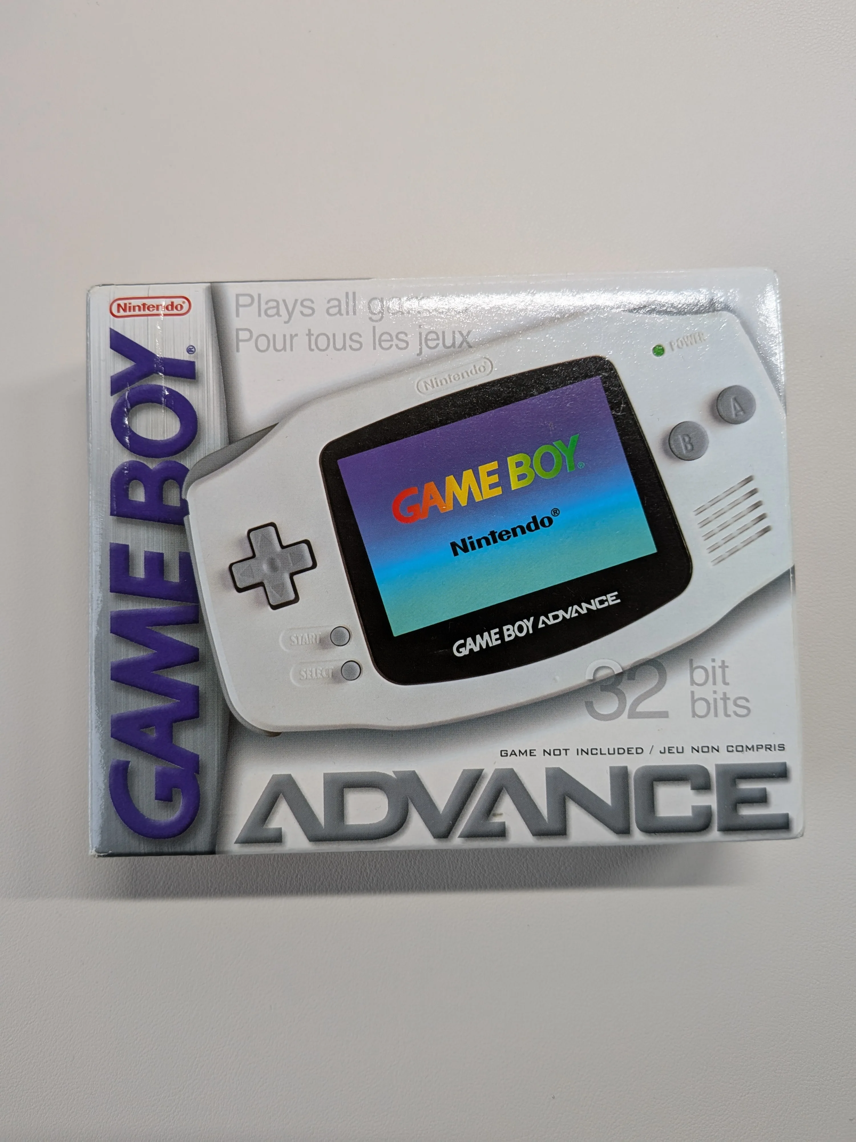 Game Boy Advance GBA White Handheld Console System CIB image indicator(2)