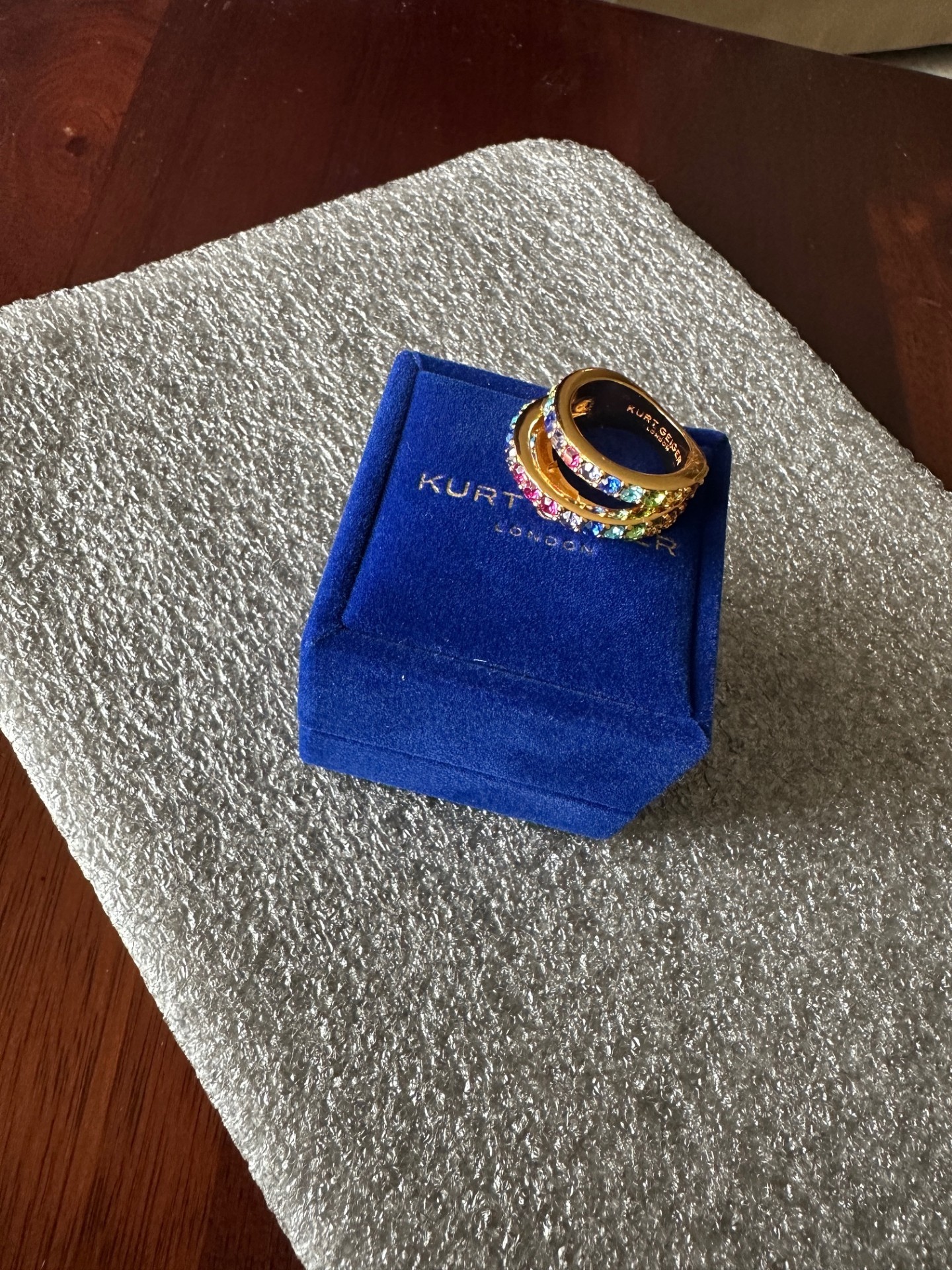 Kurt Geiger - Rainbow Triple Ring - photo 2