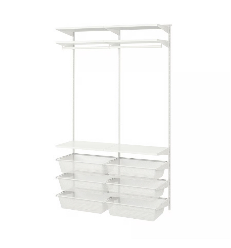 IKEA Boaxel Storage with Shelves and Baskets