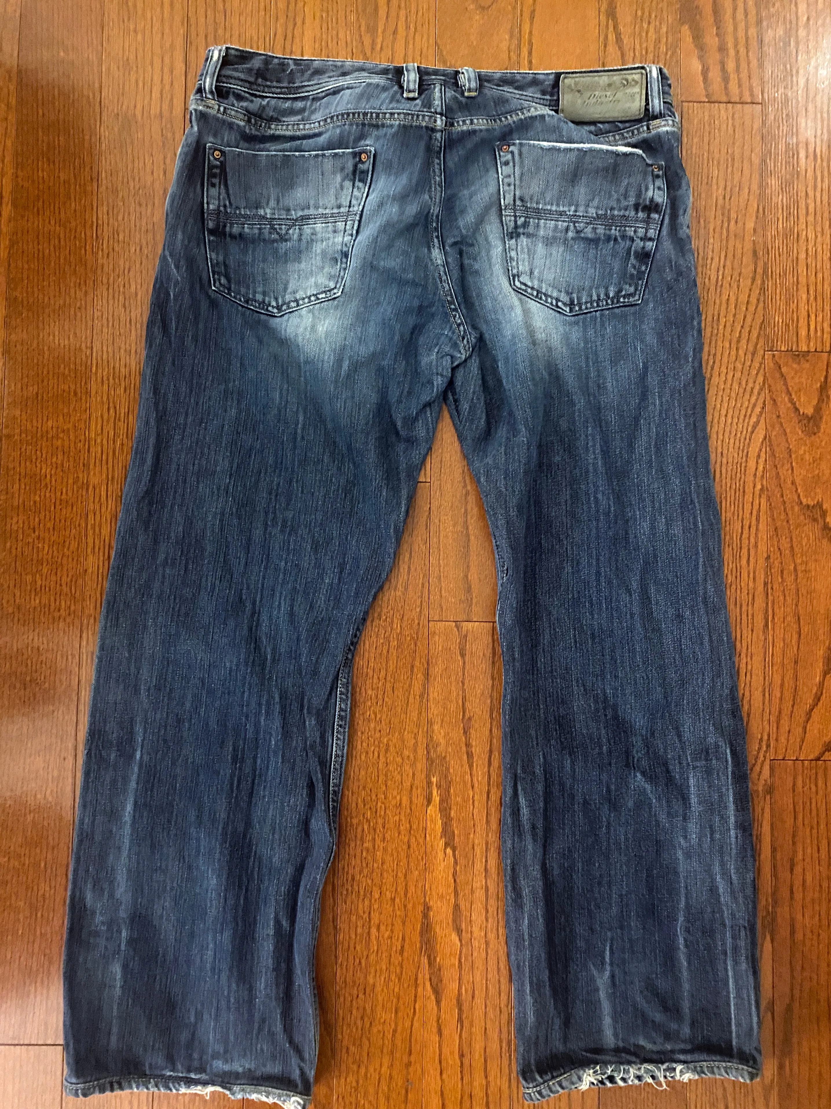 Diesel - vintage KURREN distressed boot cut jeans (2009) 34 x 32 image indicator(2)