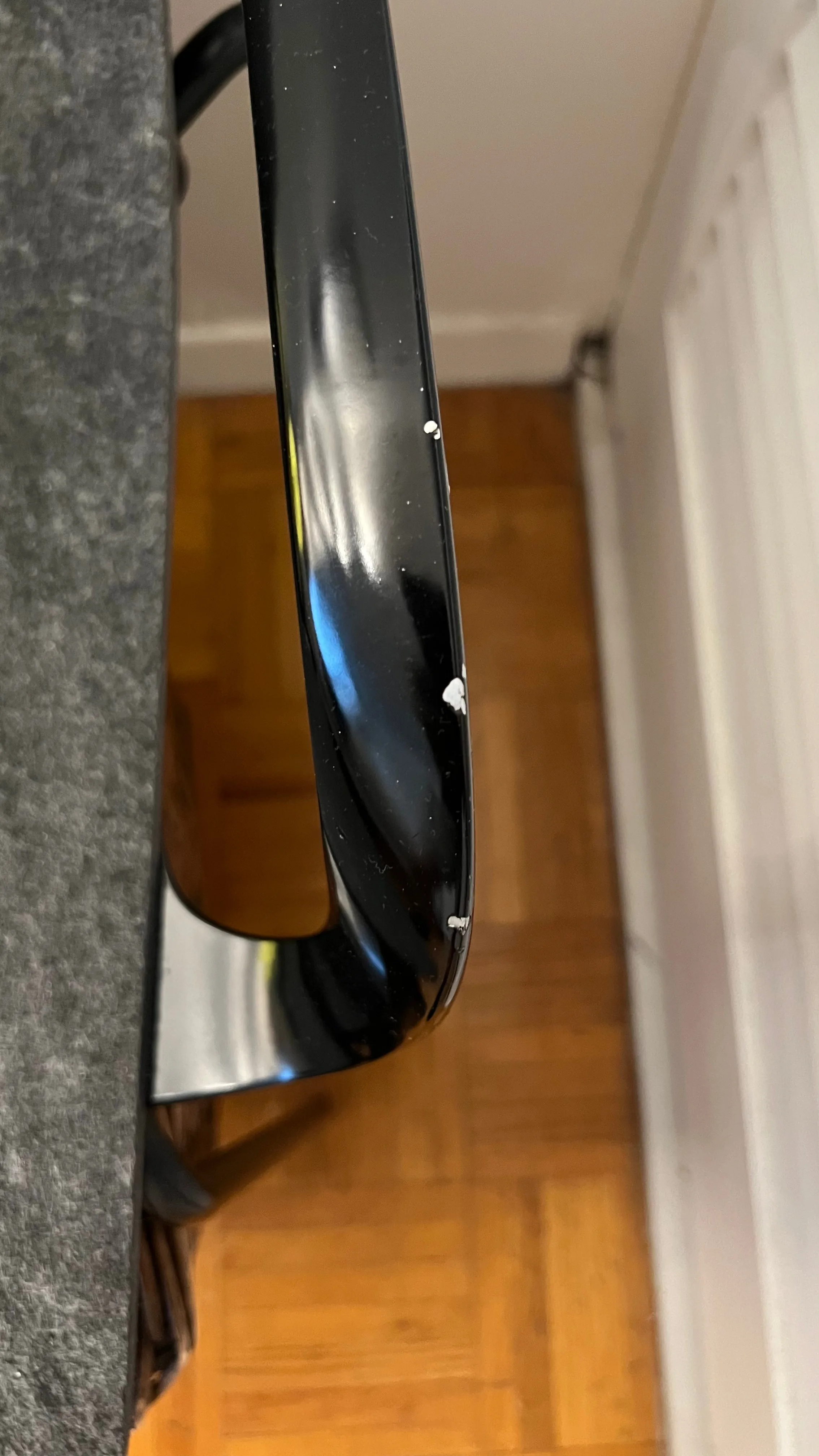 Keilhauer Epix Chair black frame charcoal felt image indicator(7)