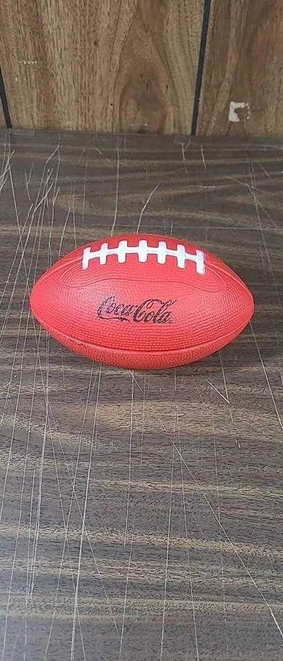 RARE Coca cola Football Nerf Type 7" X 4" thumbnail