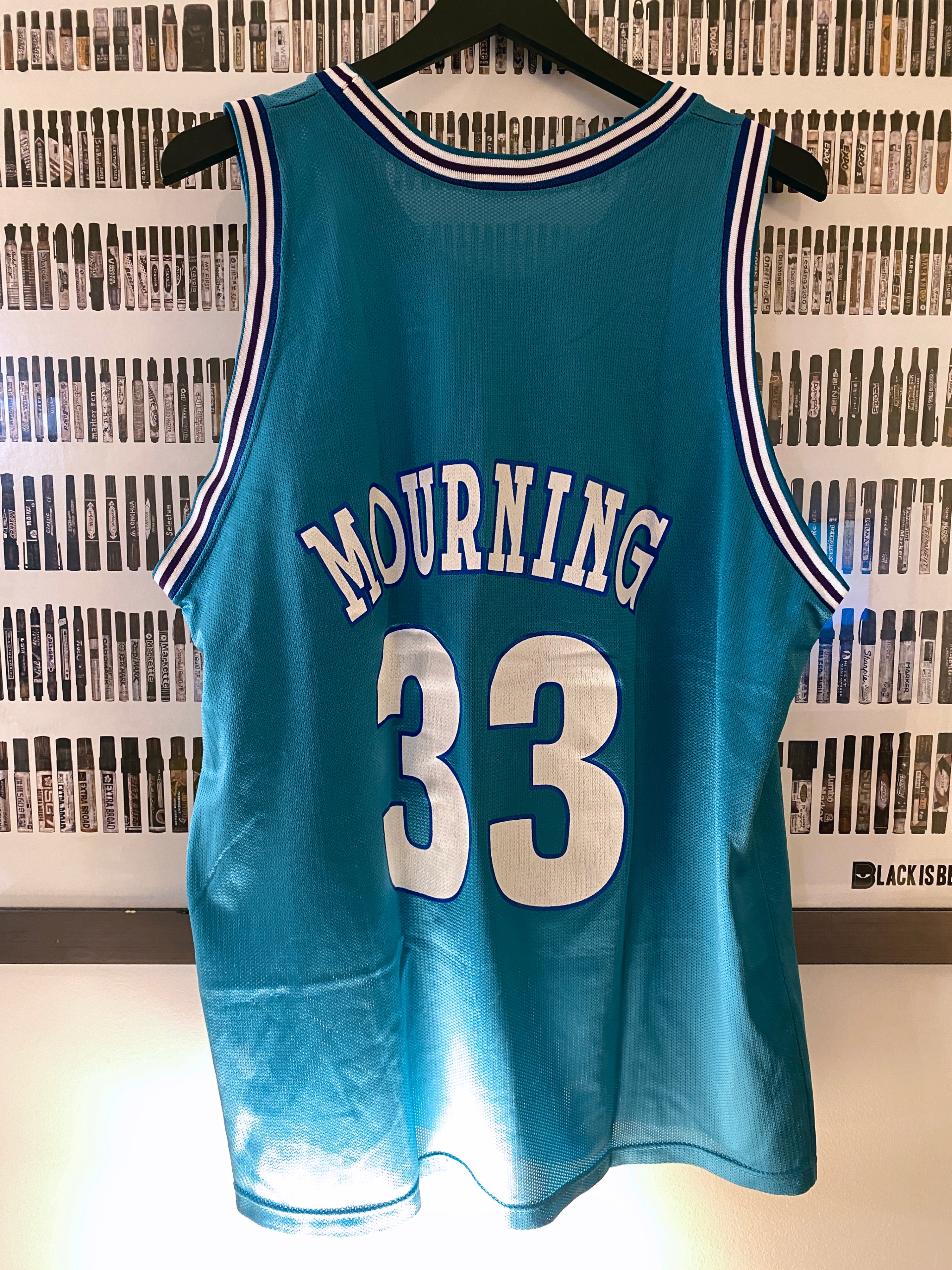Champion - Charlotte Hornets Alonzo Mourning vintage jersey 1998 - photo 2