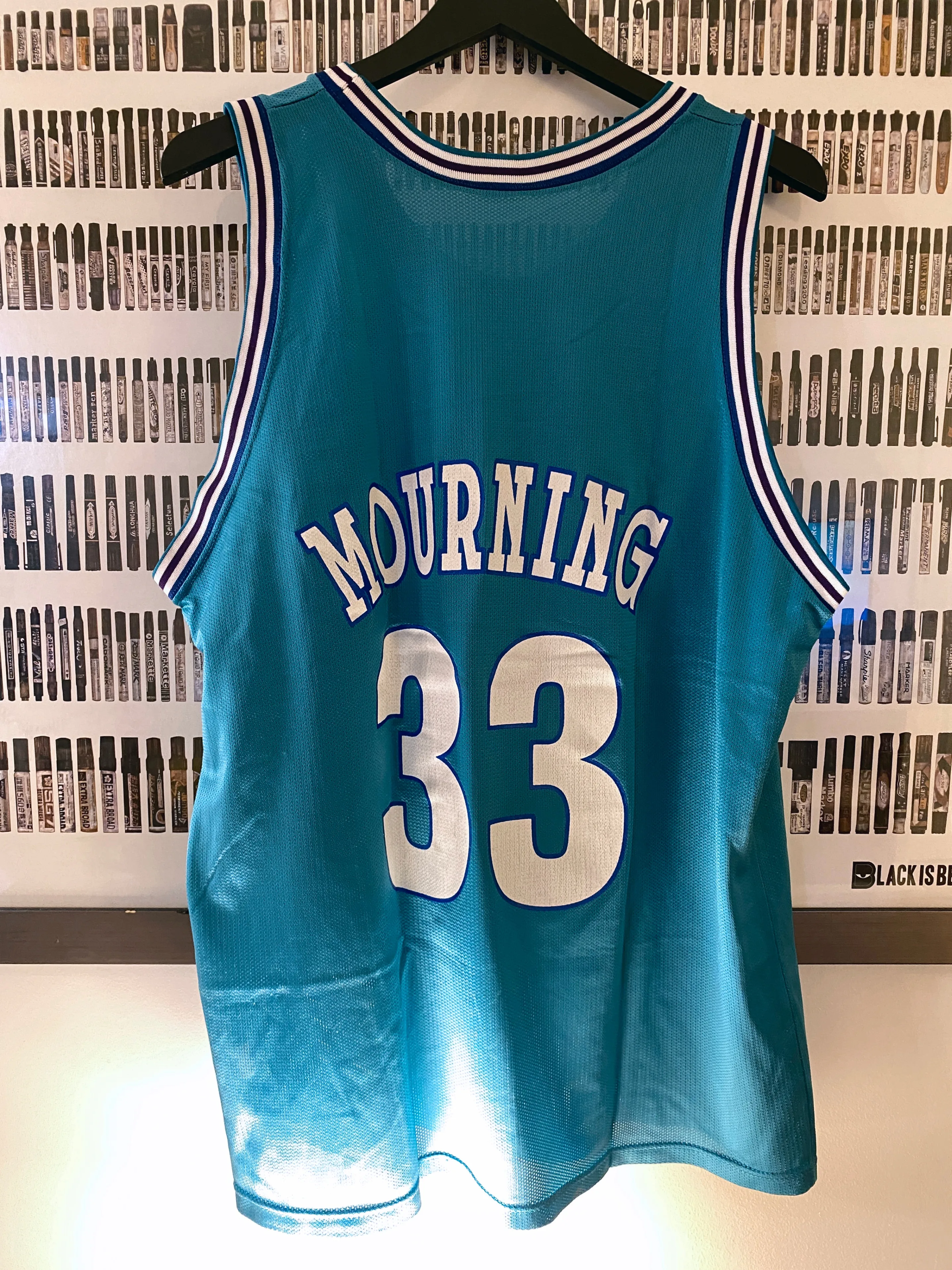 Champion - Charlotte Hornets Alonzo Mourning vintage jersey 1998 image indicator(2)