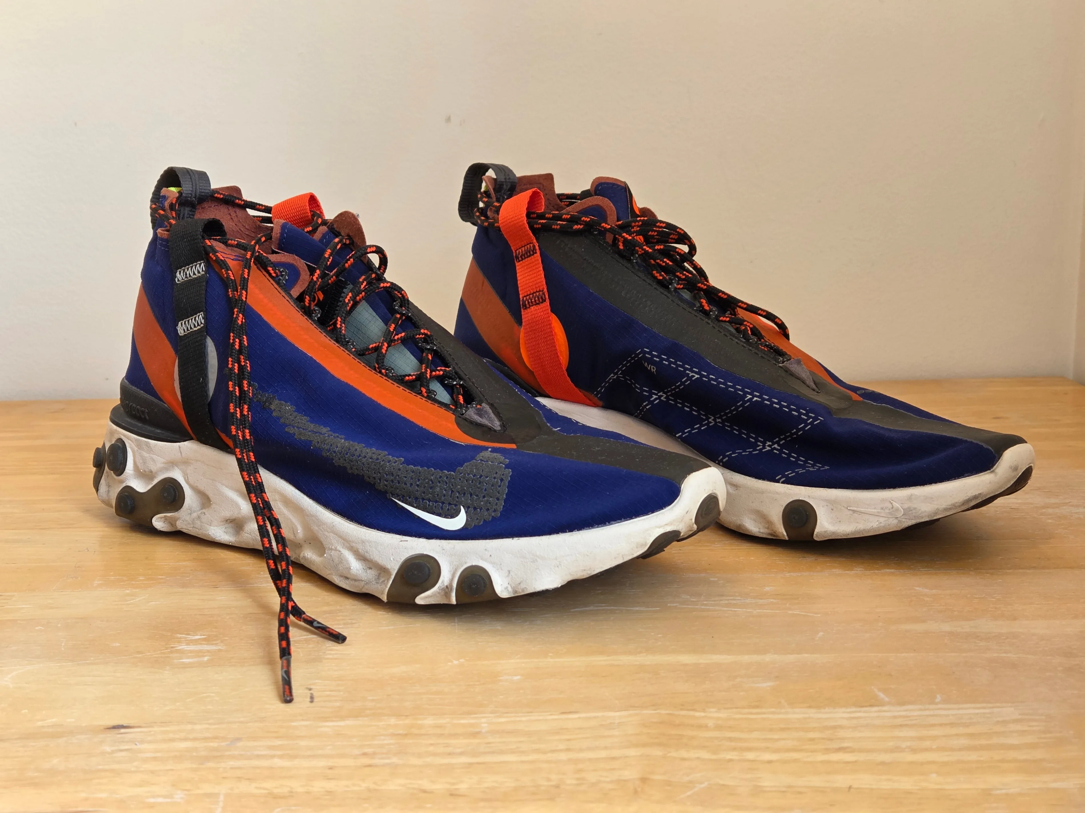 Nike React WR ISPA, Men’s US 11, Blue/Orange thumbnail