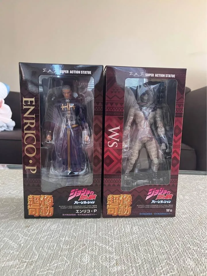 Enrico Pucci & Whitesnake SAS Super Action Statue Anime Figures thumbnail