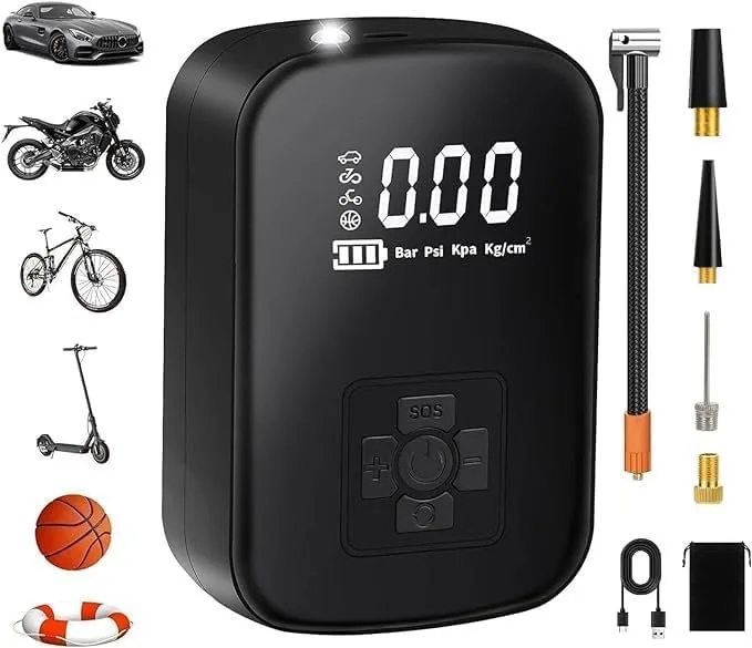 150PSI Tire Inflator Portable Air Compressor *NEW* thumbnail