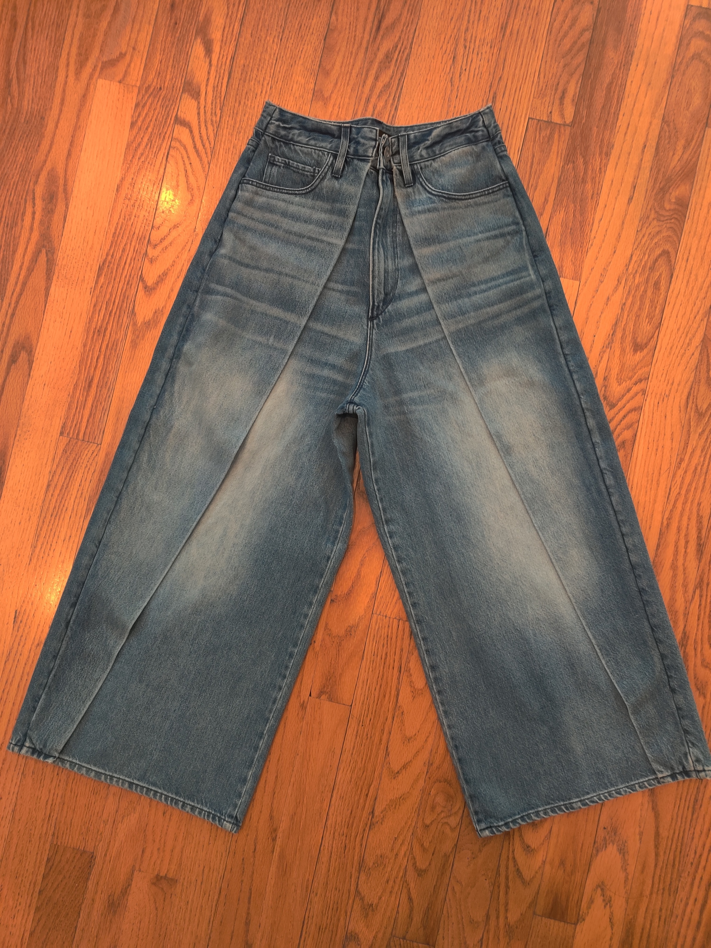 3 x 1 designer women's wide-leg " two way fashion denim "
