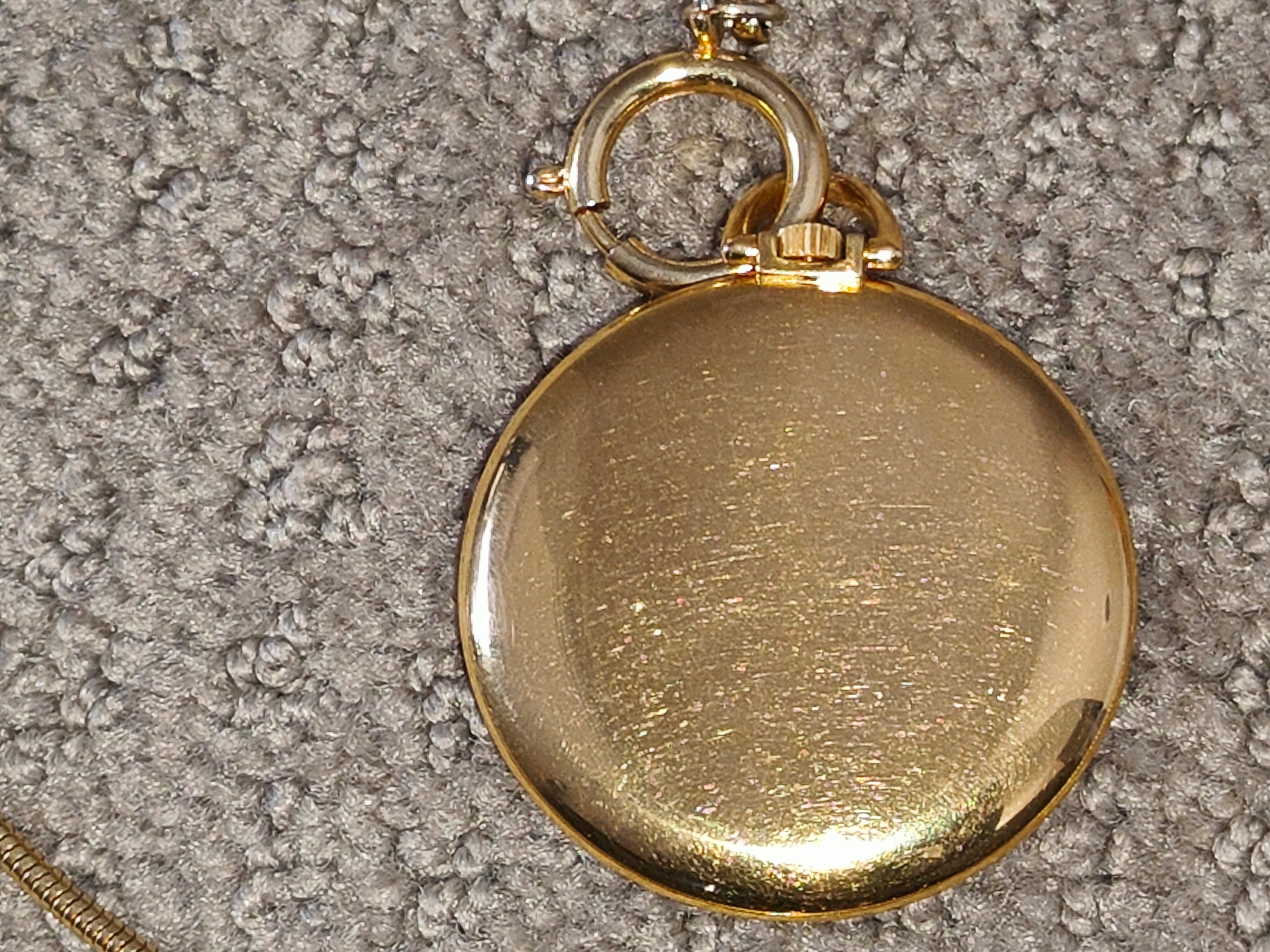 Vintage LUGRAN Swiss WIND UP Pocket / Pendant Men WATCH - photo 3