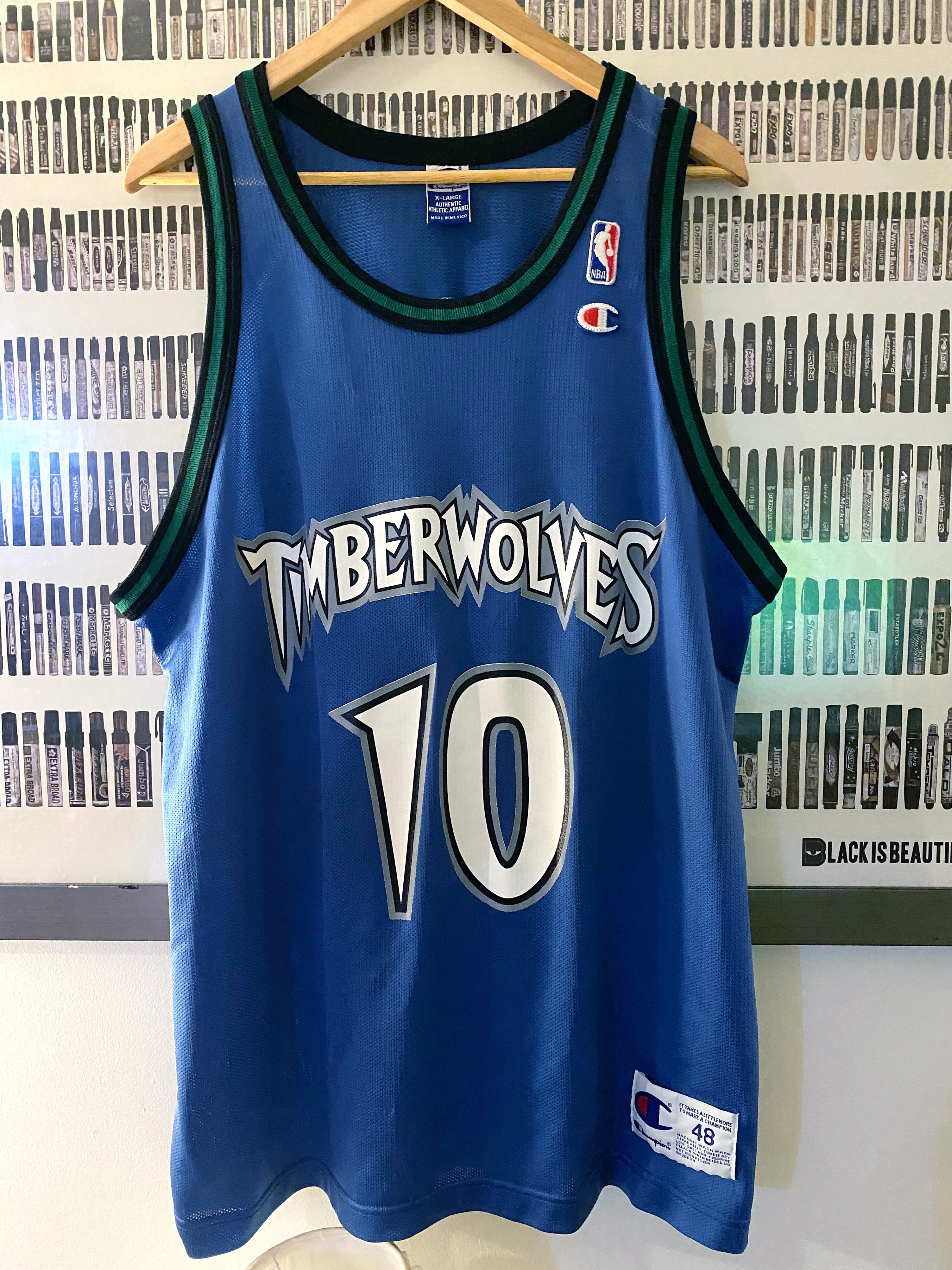 Champion - Minnesota Timberwolves Wally Szczerbiak jersey 1999 thumbnail
