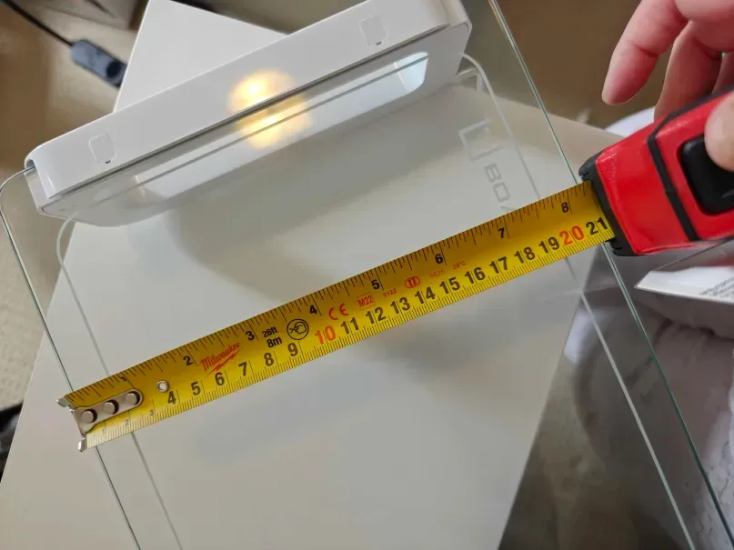 Tempered Glass Monitor/Laptop Stand Riser with 3 USB ports image indicator(5)