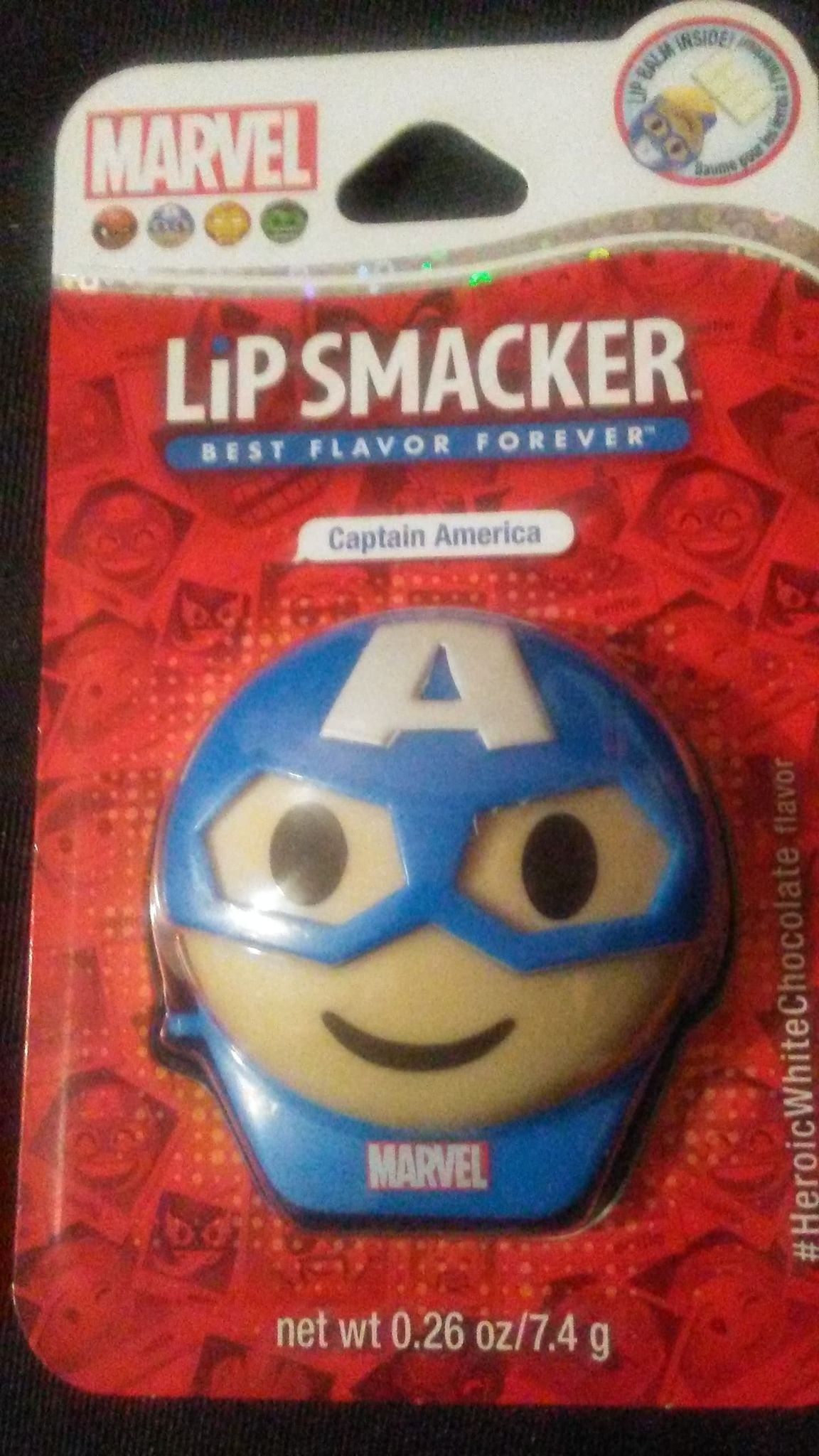 Marvel Captain America lip smacker New