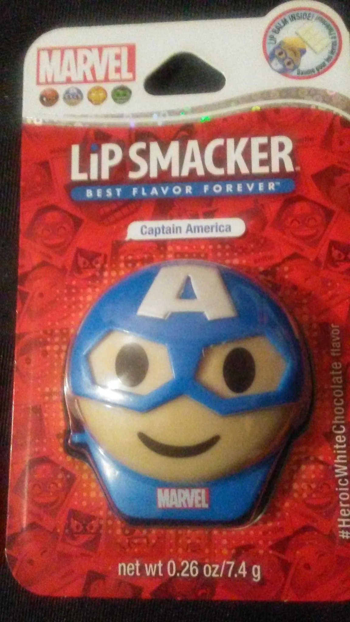 Marvel Captain America lip smacker New
