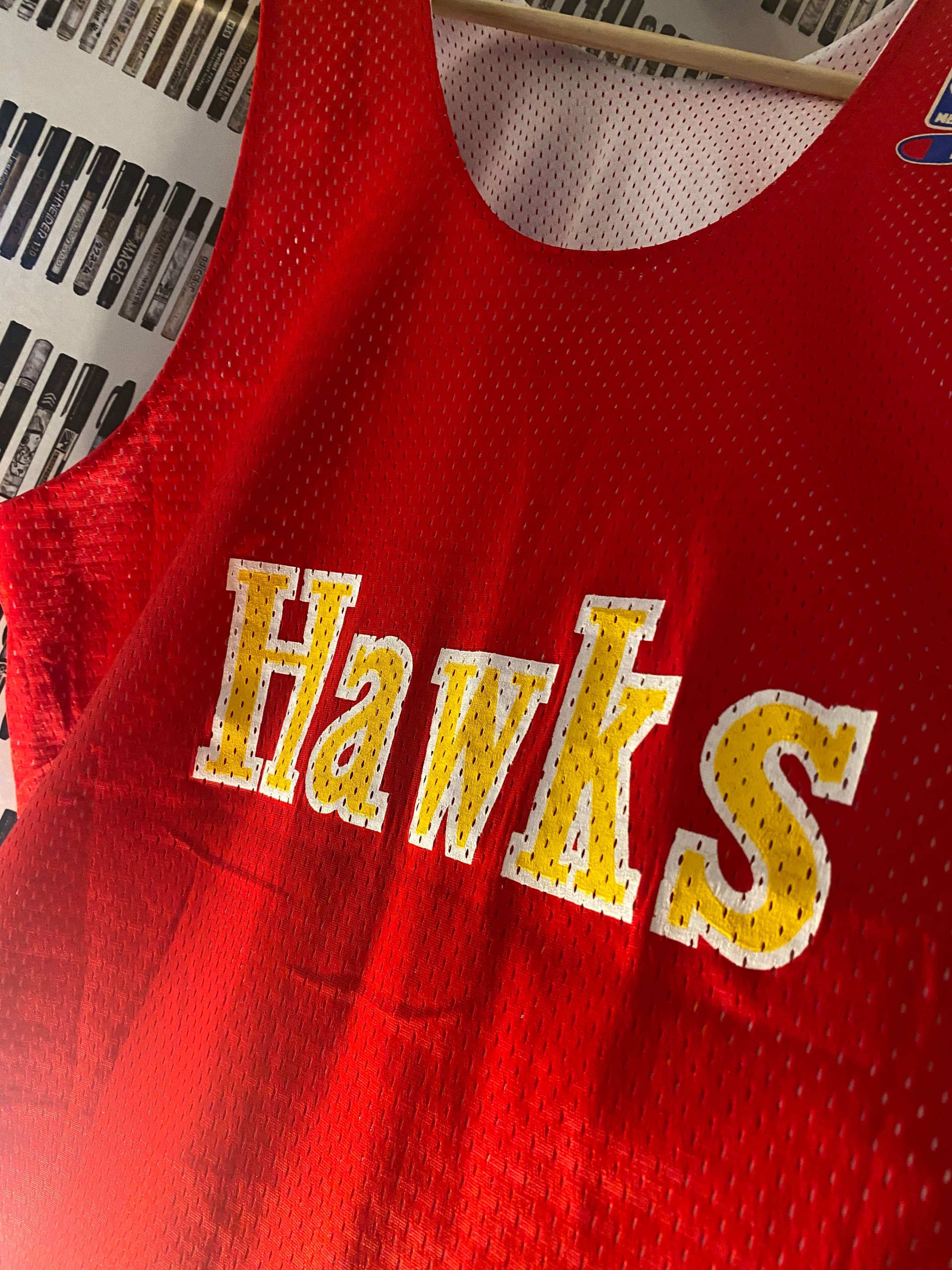 Champion - Atlanta Hawks vintage Reversible practice jersey 1992 - photo 3