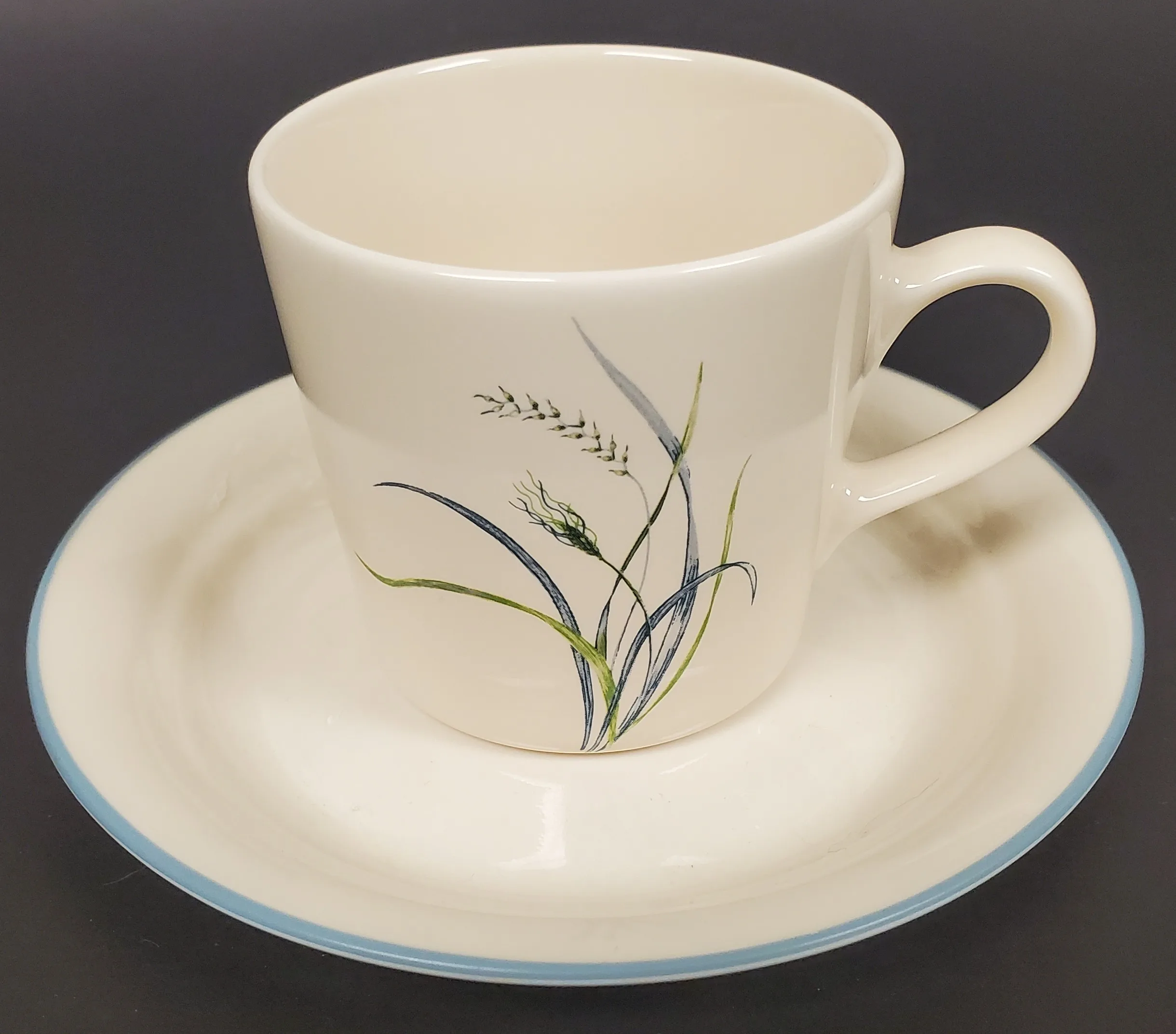 Vintage Corelle Coordinates Stoneware Coffee Cup and Saucer thumbnail