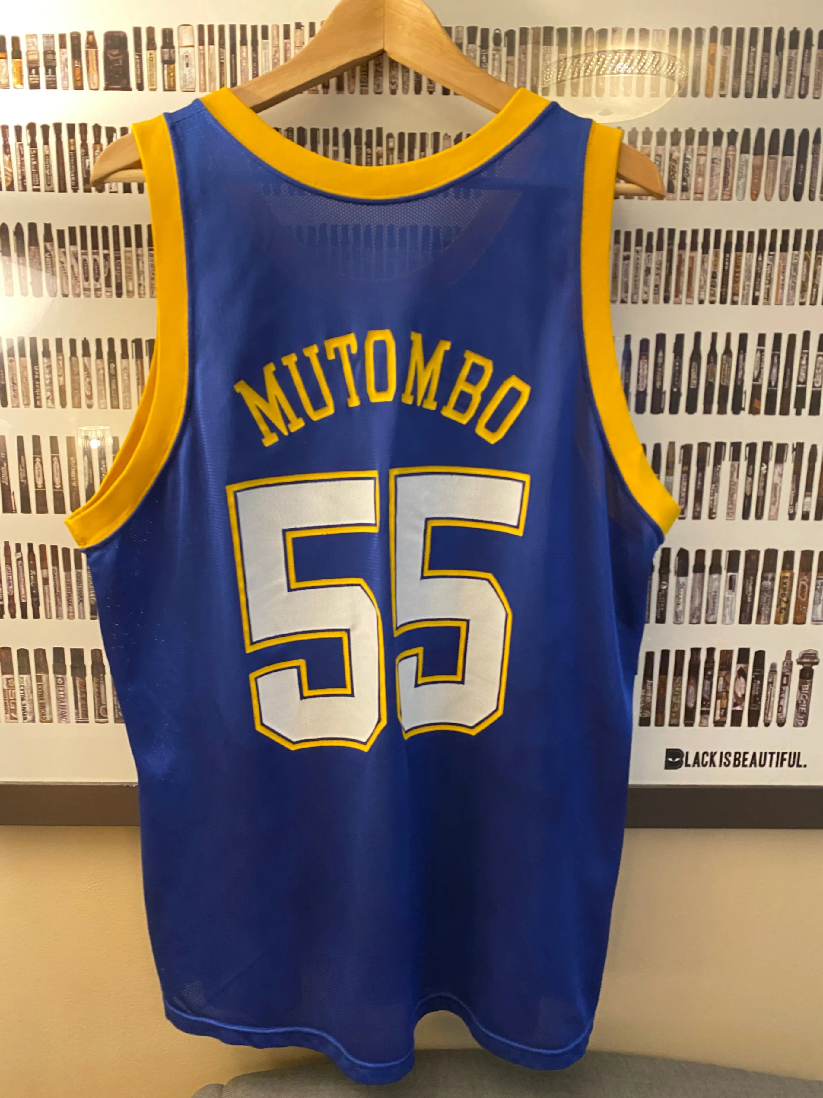 Champion - Denver Nuggets Dikembe Mutombo vintage jersey (1991) image indicator(2)