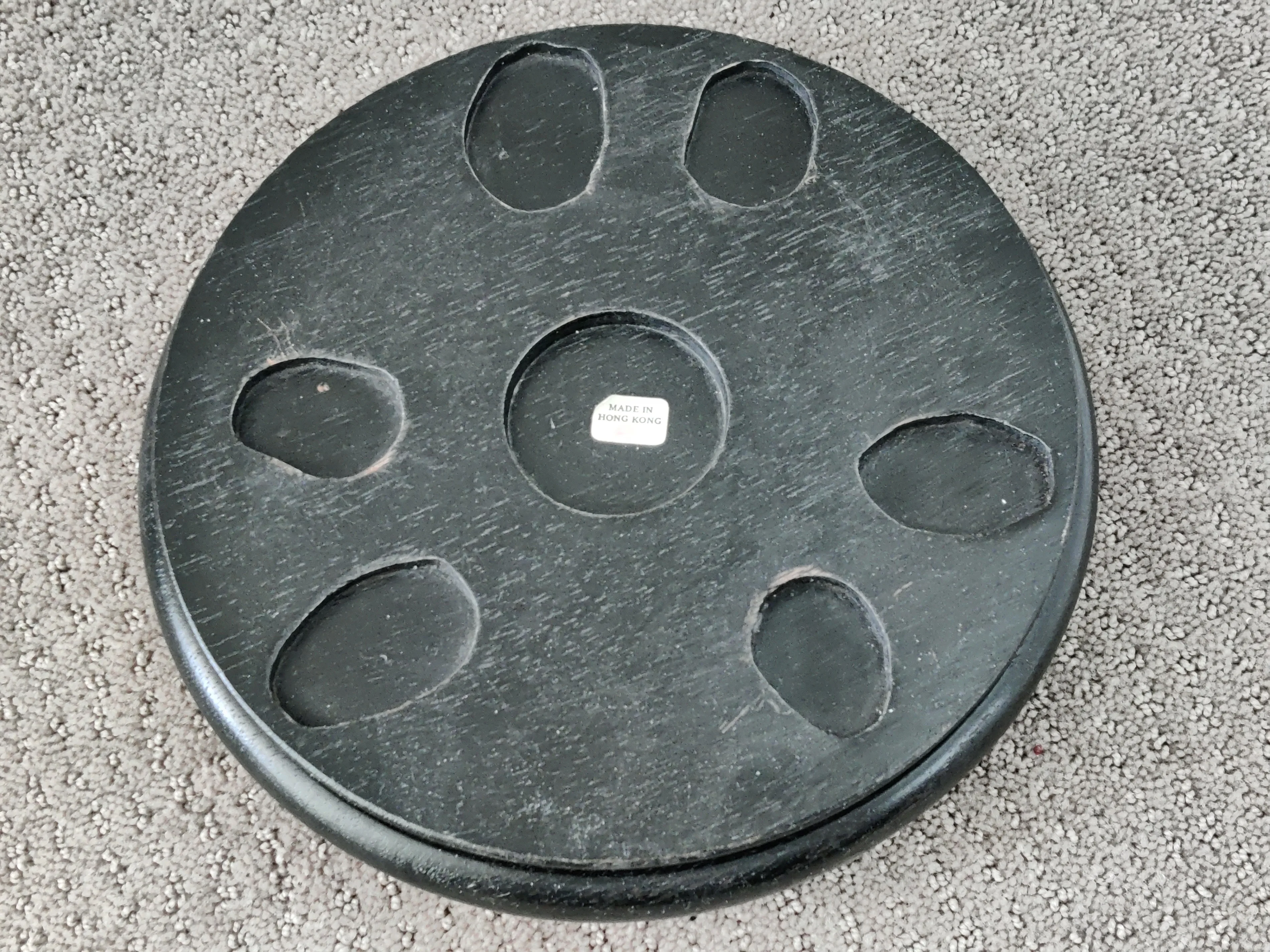 Chinese Porcelain 3 Children and Longevity Peach Figurine Vase image indicator(9)