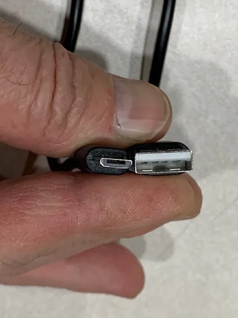 USB A-Male to Micro B Cable, 12 inches thumbnail