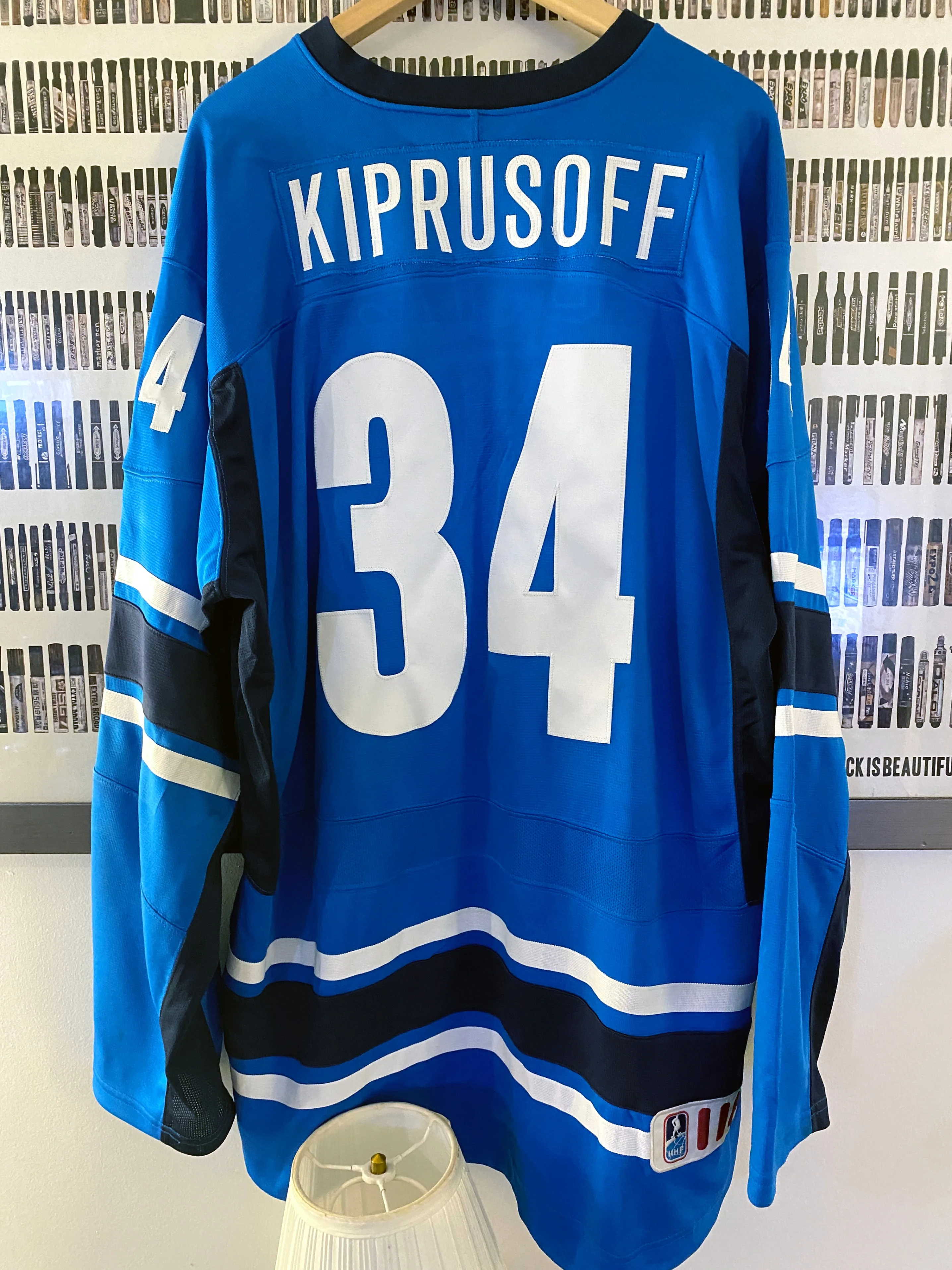 Nike - Team Finland Suomi Mikka Kiprusoff vtg jersey (2010) IIHF image indicator(2)