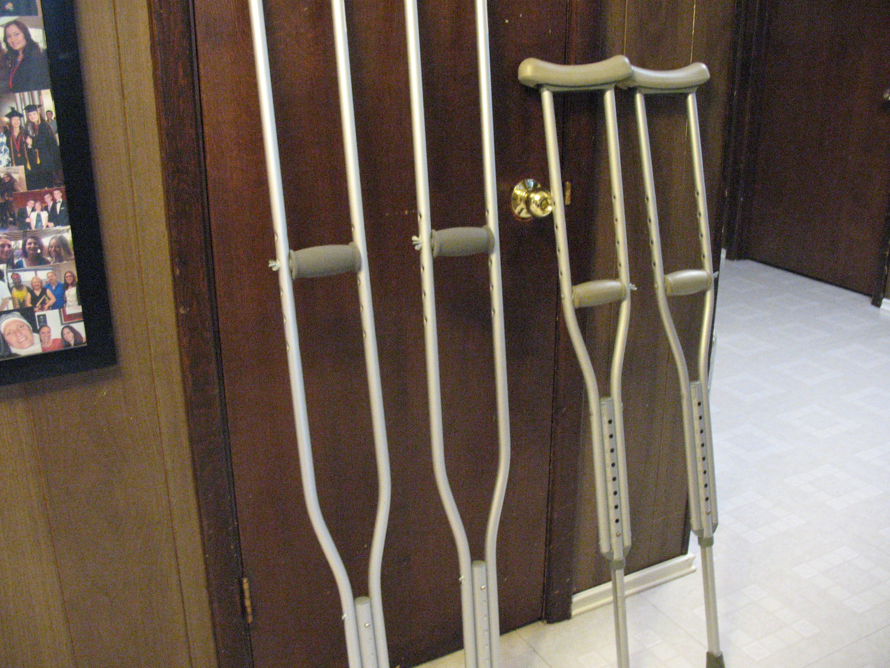 Crutches for Adults and Children, LIKE NEW