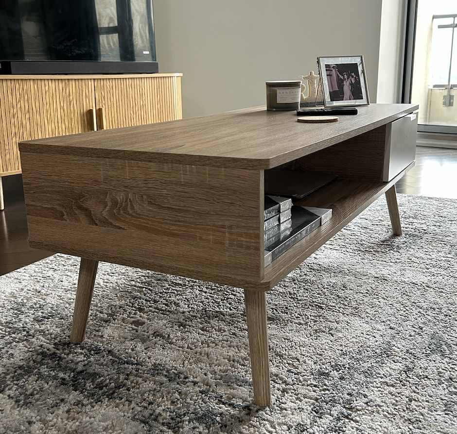 Stylish Wooden Coffee Table - moving sale