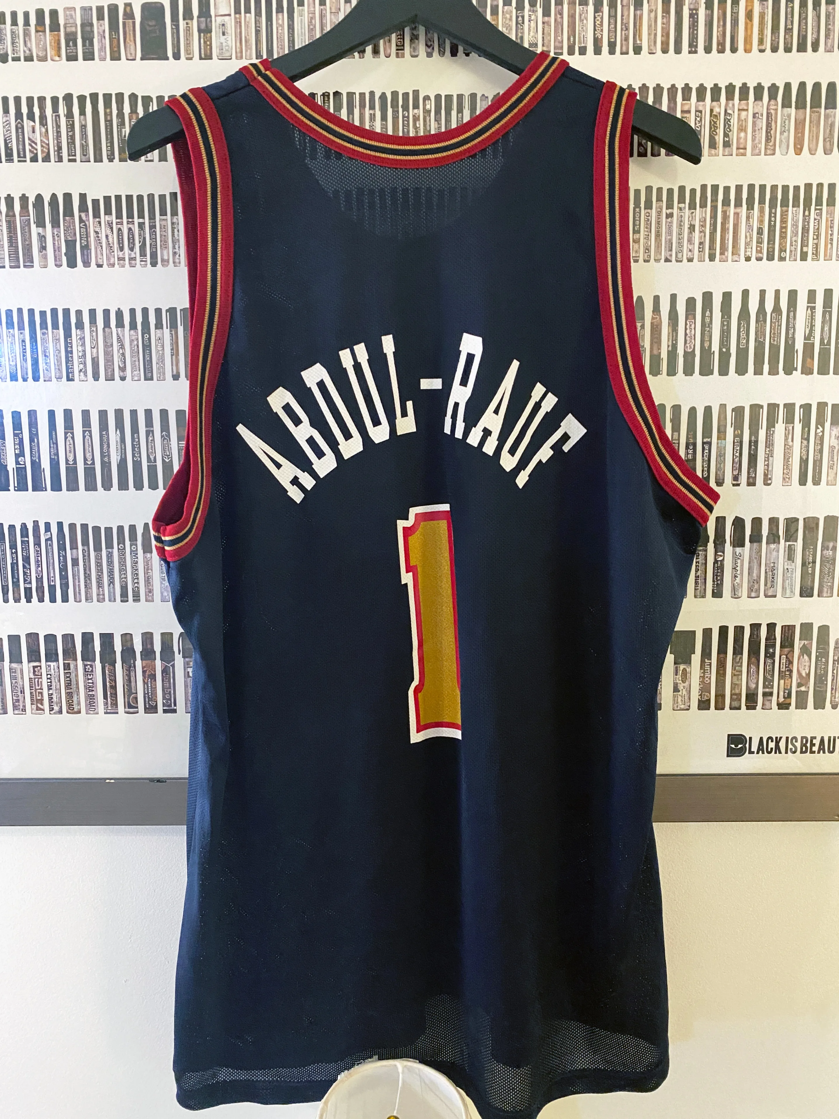 Champion - Mahmoud Abdul-Rauf Denver Nuggets Jersey (1994) 48 image indicator(6)
