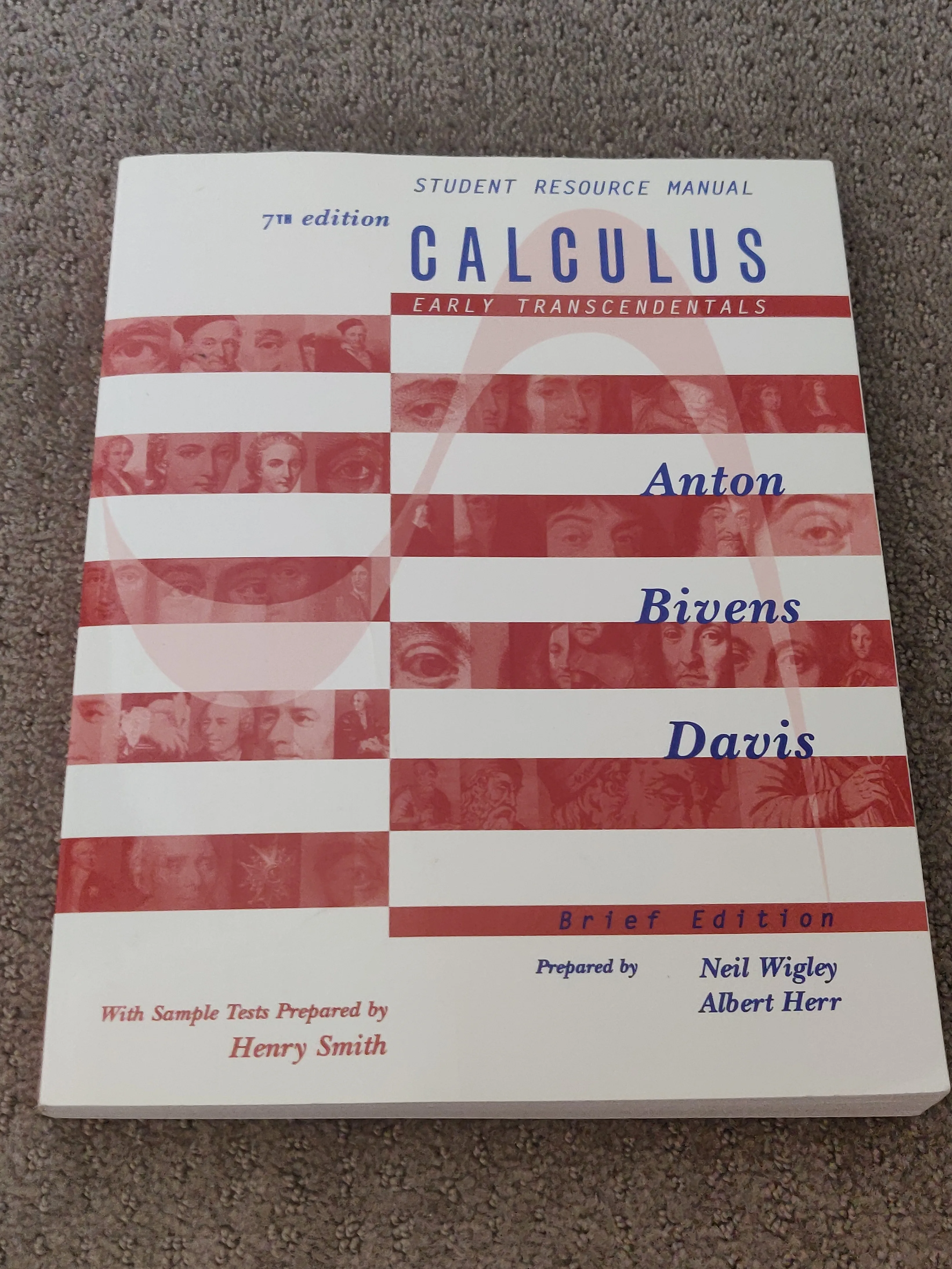 Calculus - Early Transcendentals - Student Resource Manual - 7th thumbnail