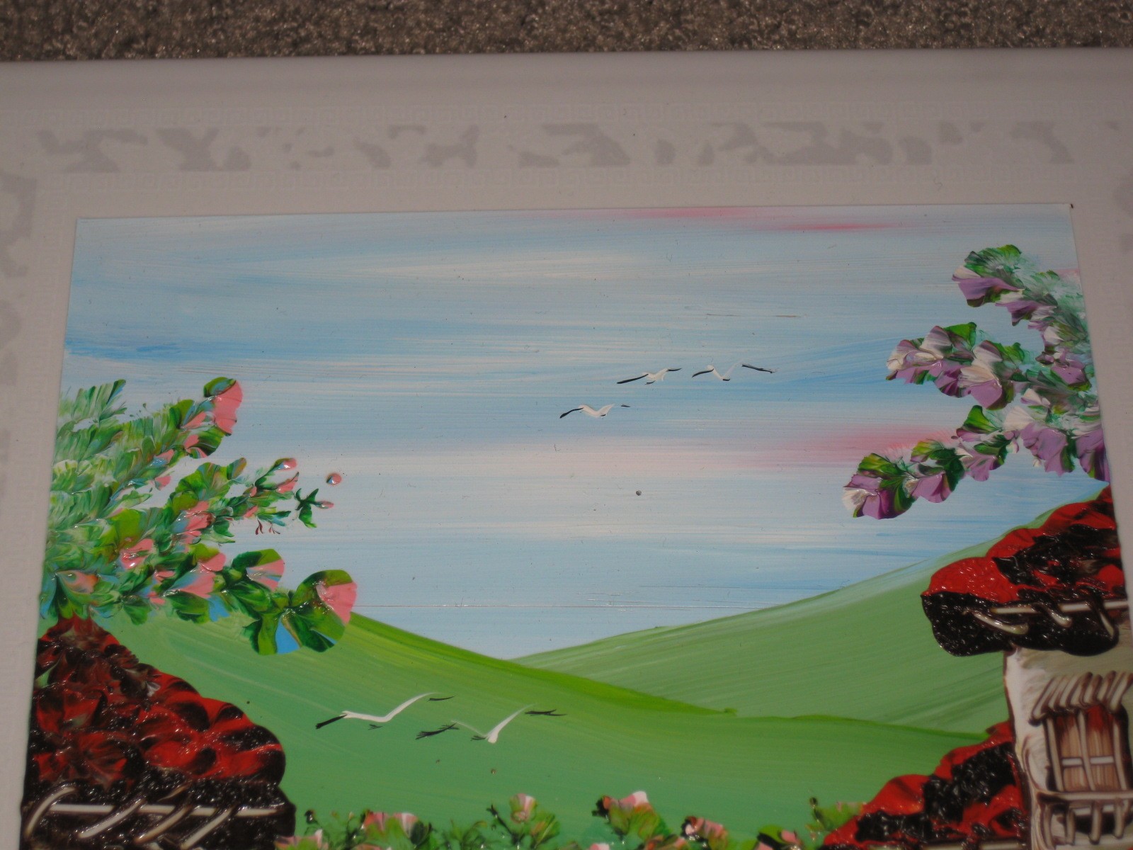 Unique Hand-Painted Mazatlan Mexico Ceramic Tile Art Artisan - photo 3