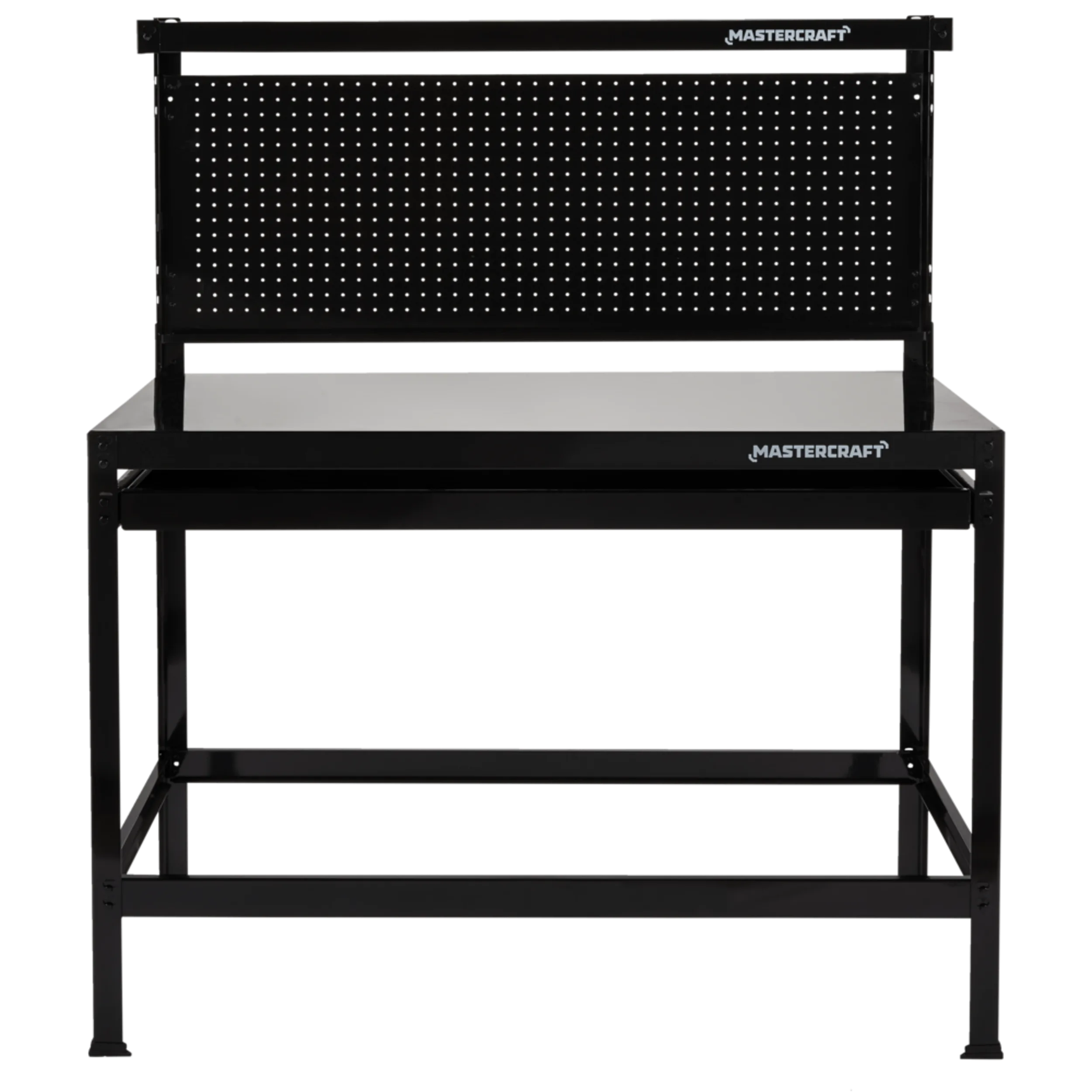 Mastercraft Steel Workbench with Pegboard & Drawer image indicator(4)