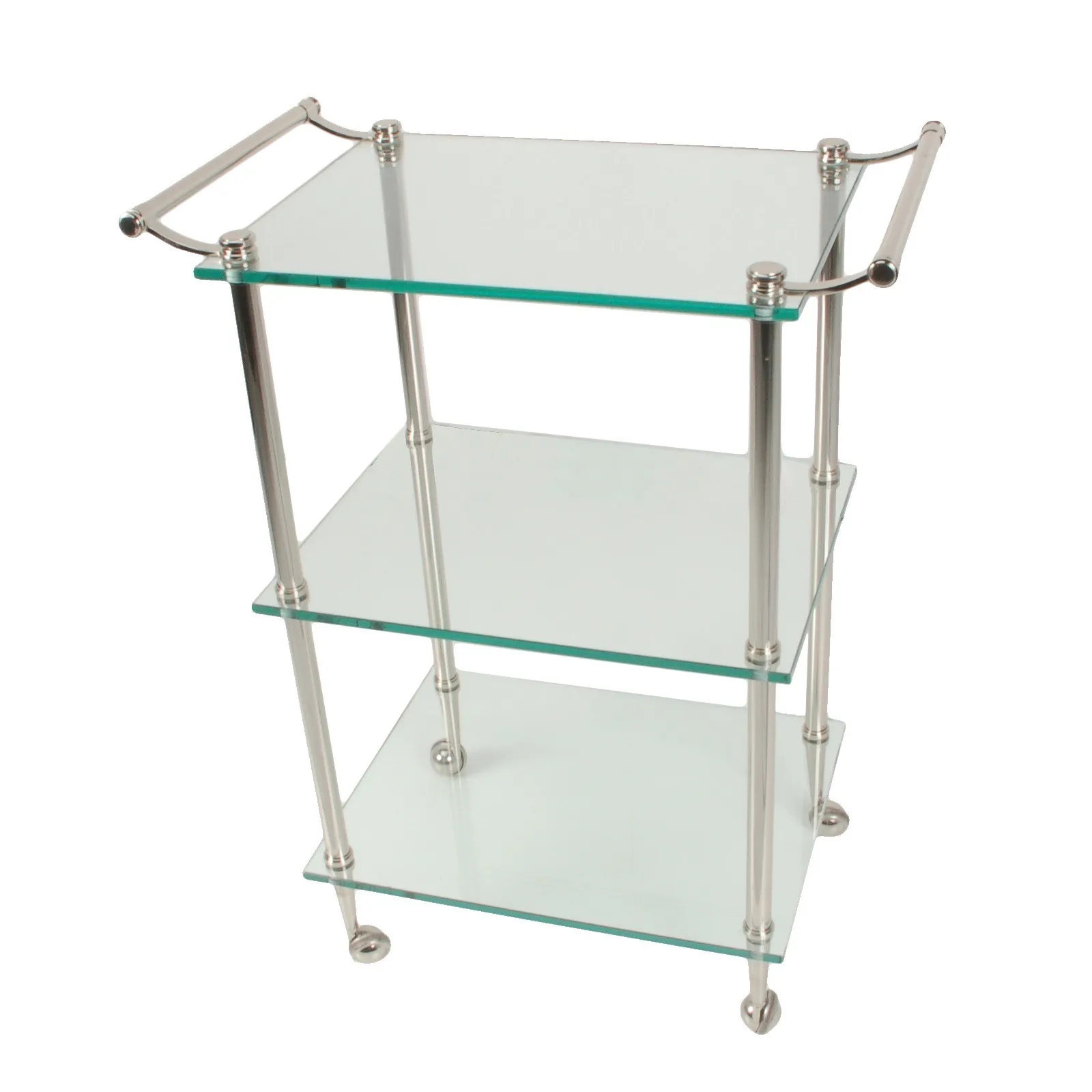 Glass & Silver Bar Cart thumbnail