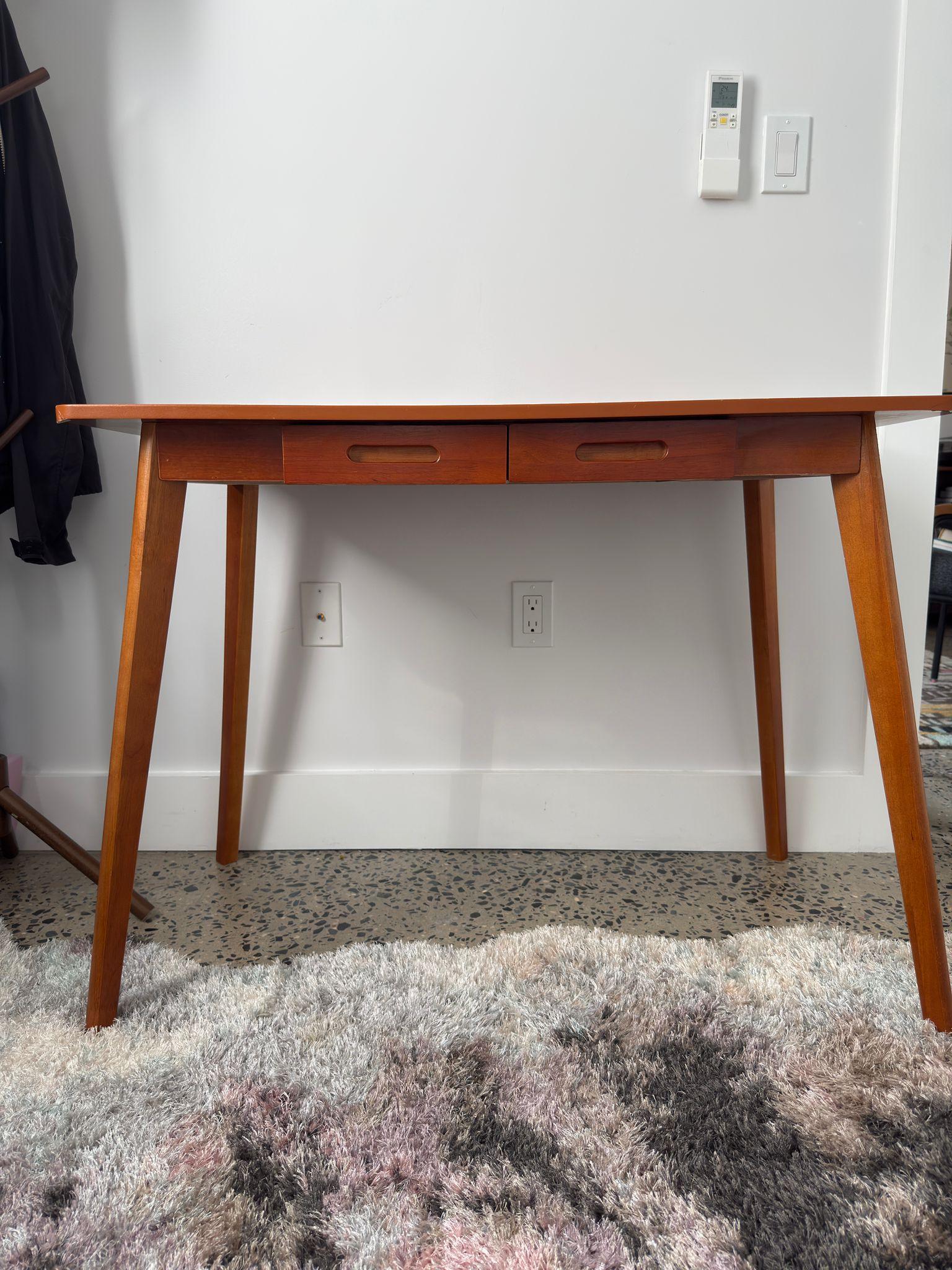 Wooden office desk