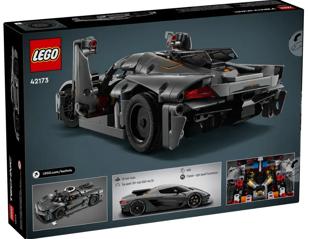 LEGO Technic Koenigsegg Jesko (42173) Hypercar Model thumbnail